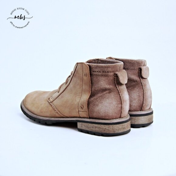 Mark Nason Loretto Suede Leather Boots Tan Men 8.5 - Picture 5 of 13